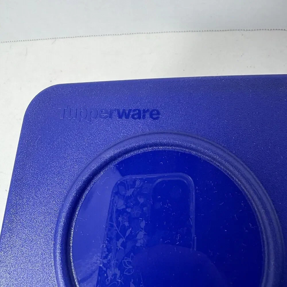 Tupperware Fresh N Cool Refrigerator Food Container‎ 22 Cup 5.2 L Large Blue F4